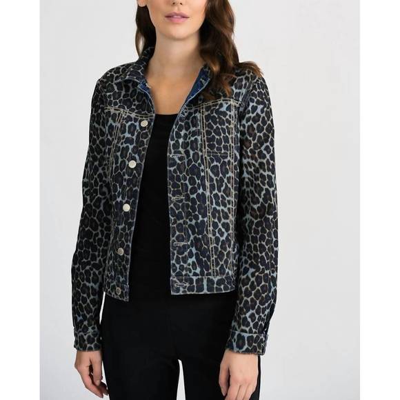 JOSEPH RIBKOFF Jackets & Blazers - NEW JOSEPH RIBKOFF reversible jacket in denim blue/multi